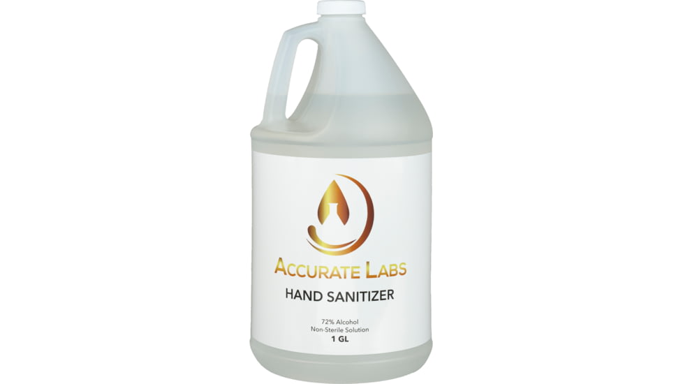 Accurate Labs 72% Alcohol Hand Sanitizer, 1 Gallon Bottle, 1GAL