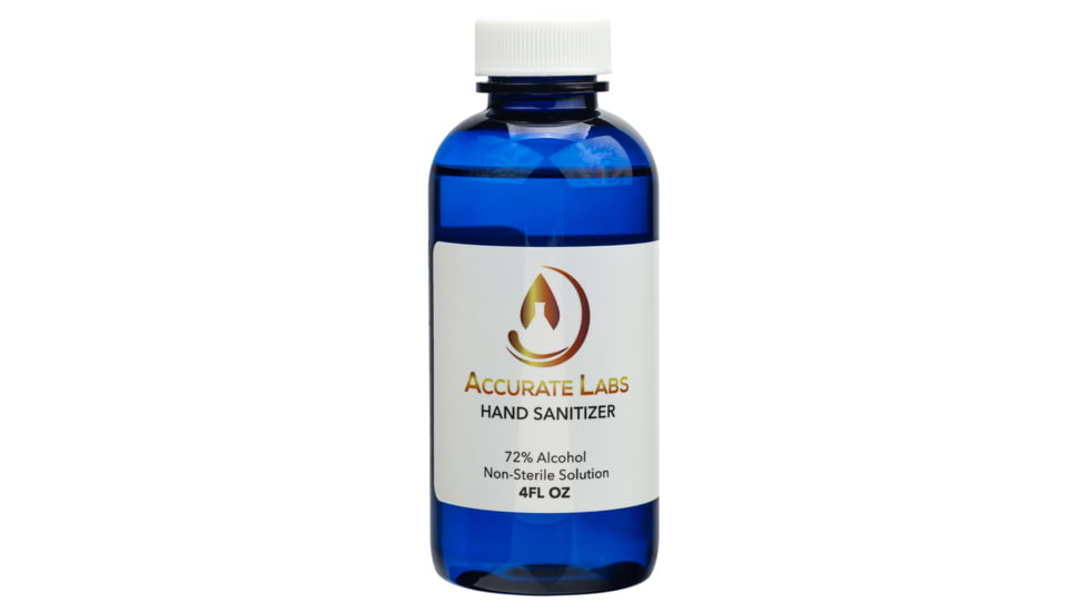 Accurate Labs 72% Alcohol Hand Sanitizer, 4 Oz, 4OZGEL-80