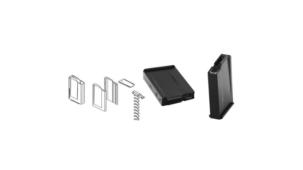 Accurate-Mag AICS Short Action .223 REM Black 10rd DSSF Magazine, 00100-0037