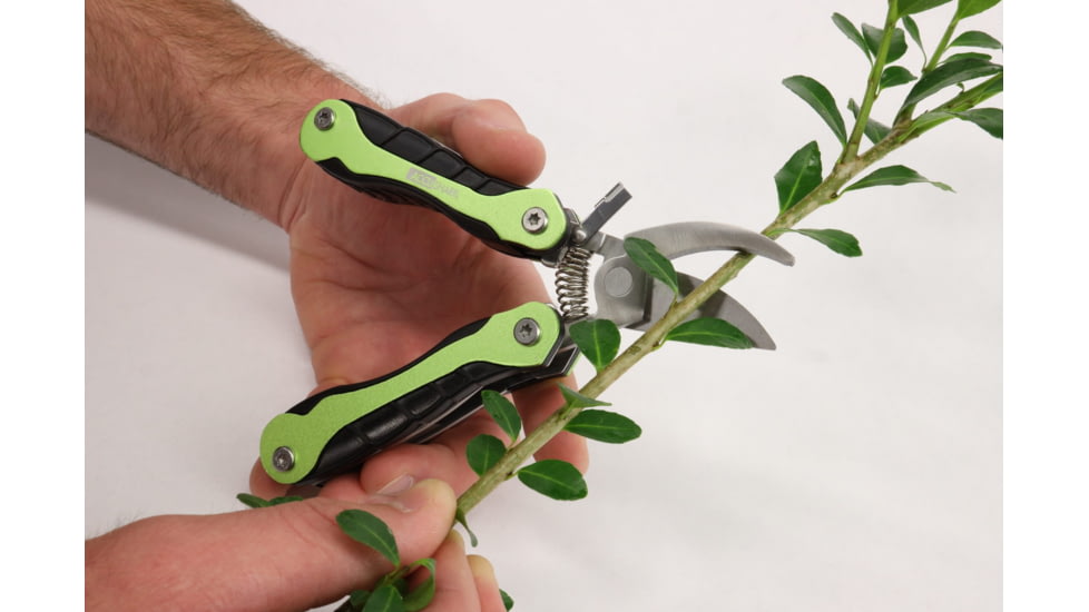 AccuSharp 084C Gardeners Multi-Tool Black/Green Folding Plain