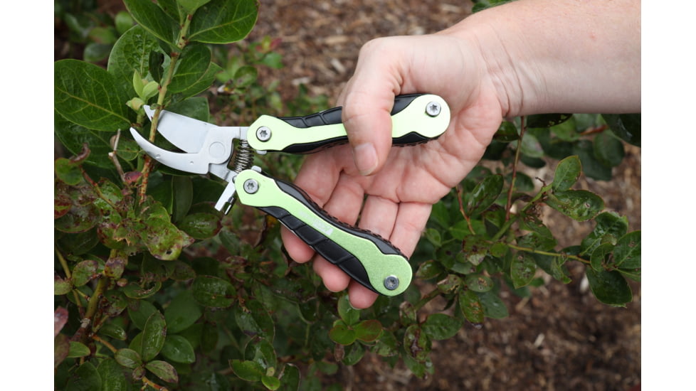AccuSharp 084C Gardeners Multi-Tool Black/Green Folding Plain
