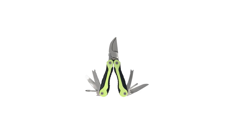AccuSharp 084C Gardeners Multi-Tool Black/Green Folding Plain