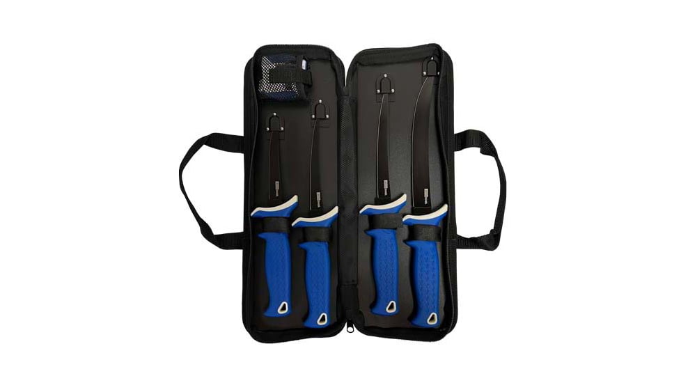 Accusharp 6-piece Fillet Knife Kit W/sharpener &amp; Zip Case