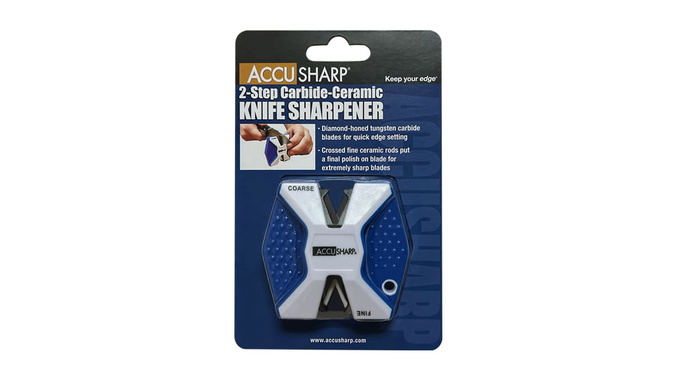 AccuSharp 2-Step Carbide-Ceramic Knife Sharpener