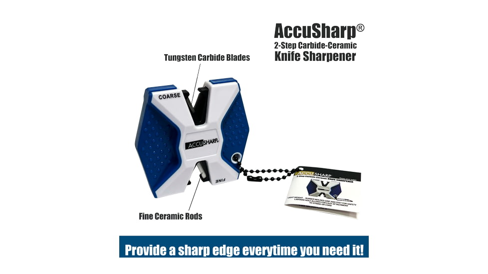 AccuSharp 2-Step Carbide-Ceramic Knife Sharpener