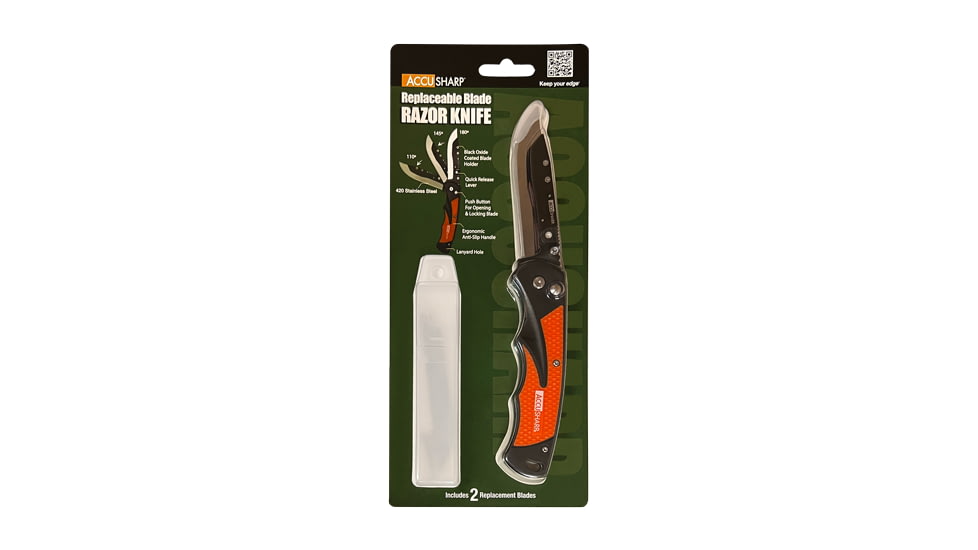 AccuSharp 3.5in Replacement Blades for the Replaceable Blade Razor Knife