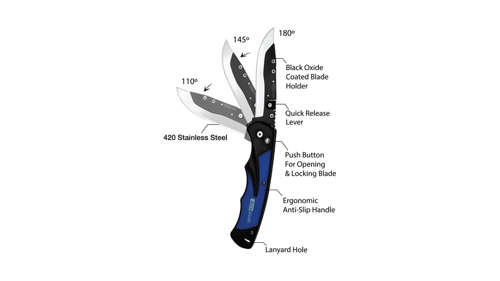 AccuSharp 3.5in Replacement Blades for the Replaceable Blade Razor Knife