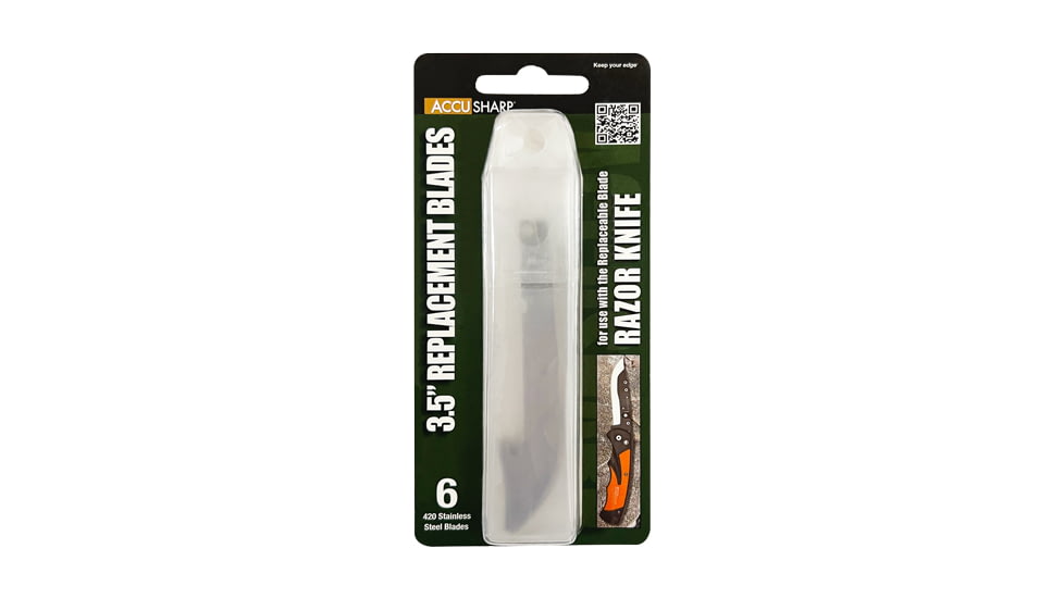 AccuSharp 3.5in Replacement Blades Only for the Replaceable Blade Razor Knife