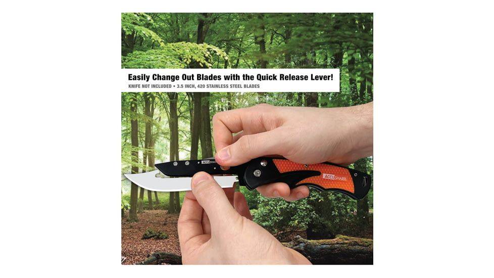AccuSharp 3.5in Replacement Blades Only for the Replaceable Blade Razor Knife