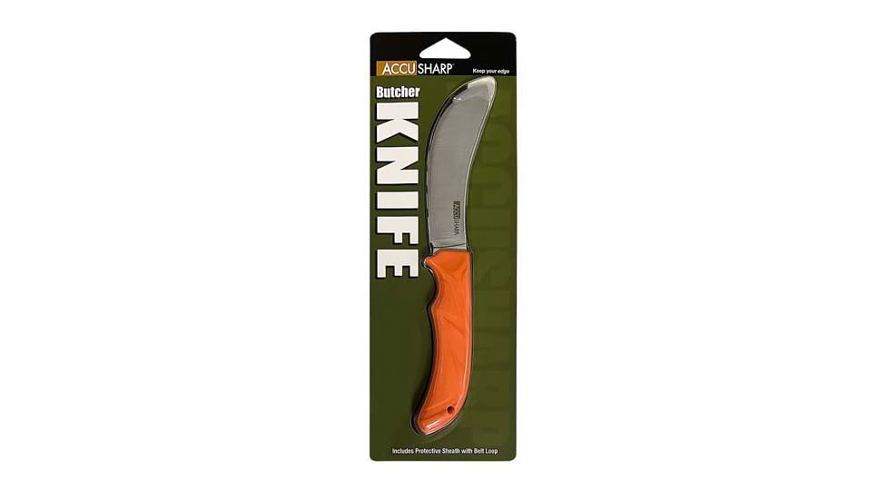 Accusharp Butcher Knife 4 Blade Non Slip Grip
