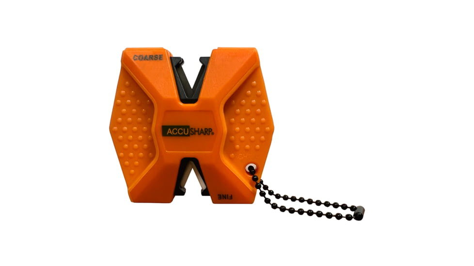 AccuSharp 2-Step Carbide-Ceramic Knife Sharpener, Orange, 345CD