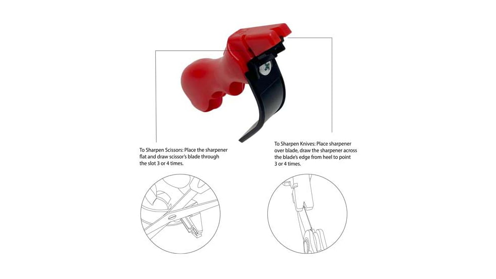 Accusharp Super Sharpener Knife &amp; Scissors Sharpener