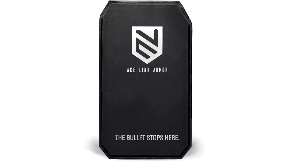 Ace Link Armor Backpack Armor Panel Level lllA Stab 1 Protection, Black, 10x18in, A-SAP-3AS1-1018