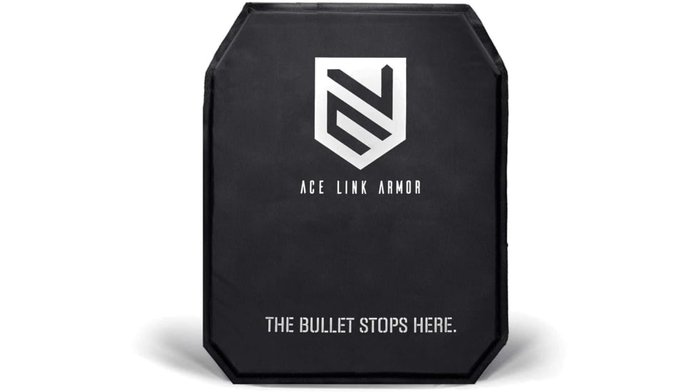 Ace Link Armor Backpack Armor Panel Level lllA Stab 1 Protection, Black, 11x14in, A-SAP-3AS1-1114