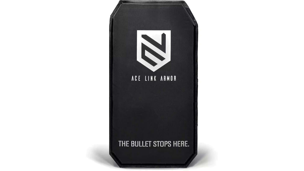 Ace Link Armor Backpack Armor Panel Level lllA Stab1 Protection, Black, 9x17in, A-SAP-3AS1-0917