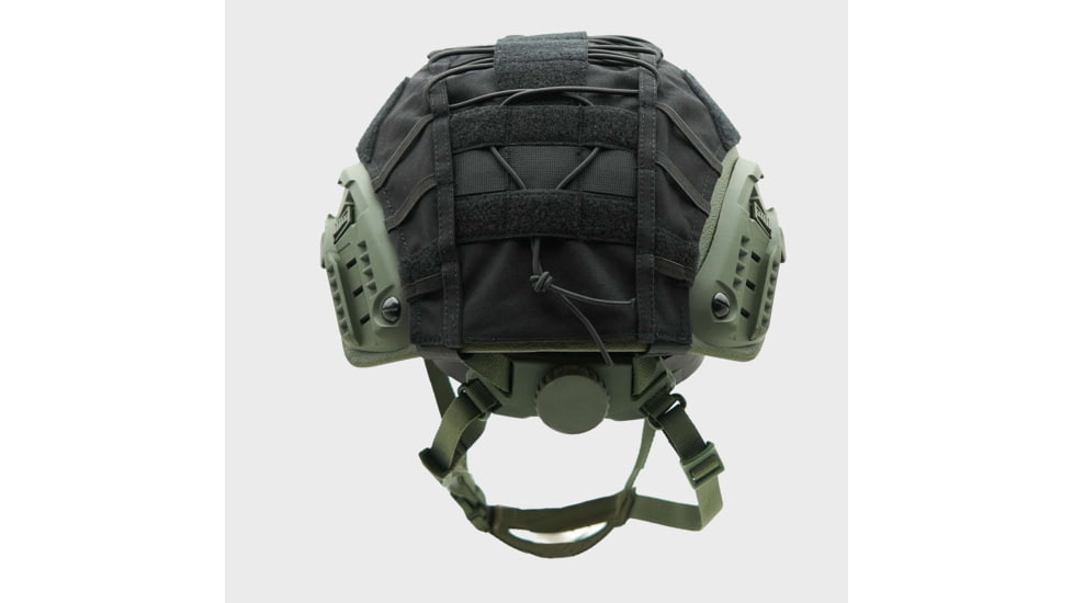 Ace Link Armor Ballistic Helmet Cover Camouflage, Black, Large, B-TG-COV-SP-BLK-3-L