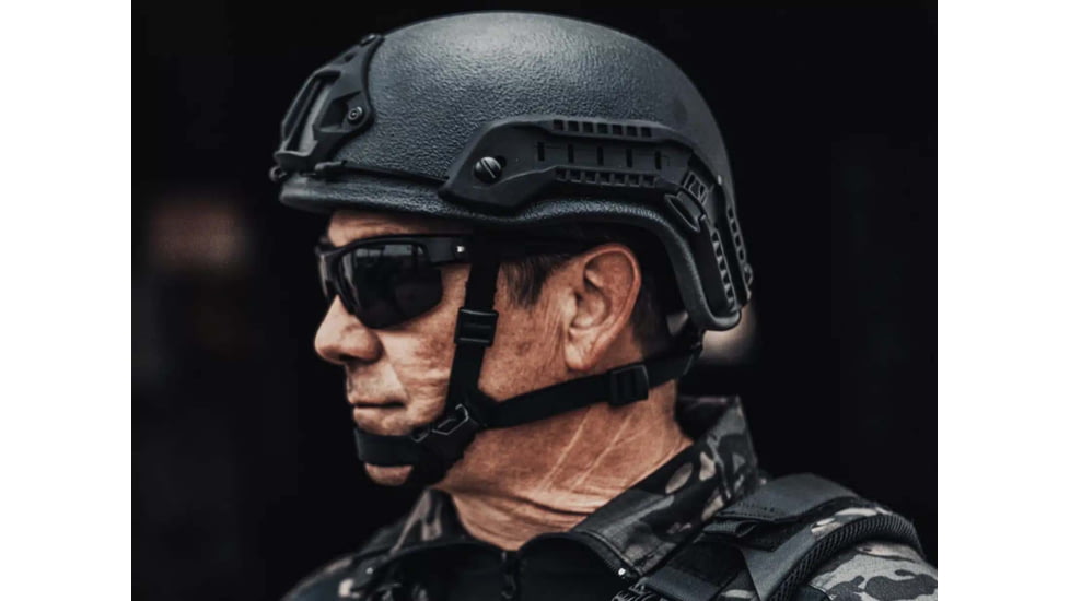 Ace Link Armor Ballistic Helmet Special Mission, Black, Large, B-BH-SP-BLK-3-L