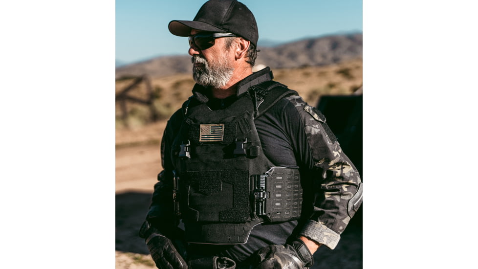 Ace Link Armor CIBV Cataphract Level IIIA Flexcore Bulletproof Vest, Black, One Size, CIBV-3AFLEX-BLK-S-2XL