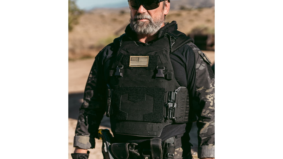 Ace Link Armor CIBV Cataphract Level IIIA Flexcore Bulletproof Vest, Black, One Size, CIBV-3AFLEX-BLK-S-2XL