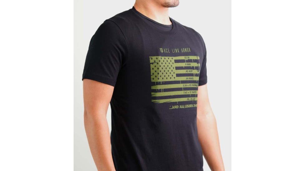 Ace Link Armor Concealed Armor T-Shirt Apex - Mens, Black, 3XL, B-CR-TSH-BLK-6-3XL