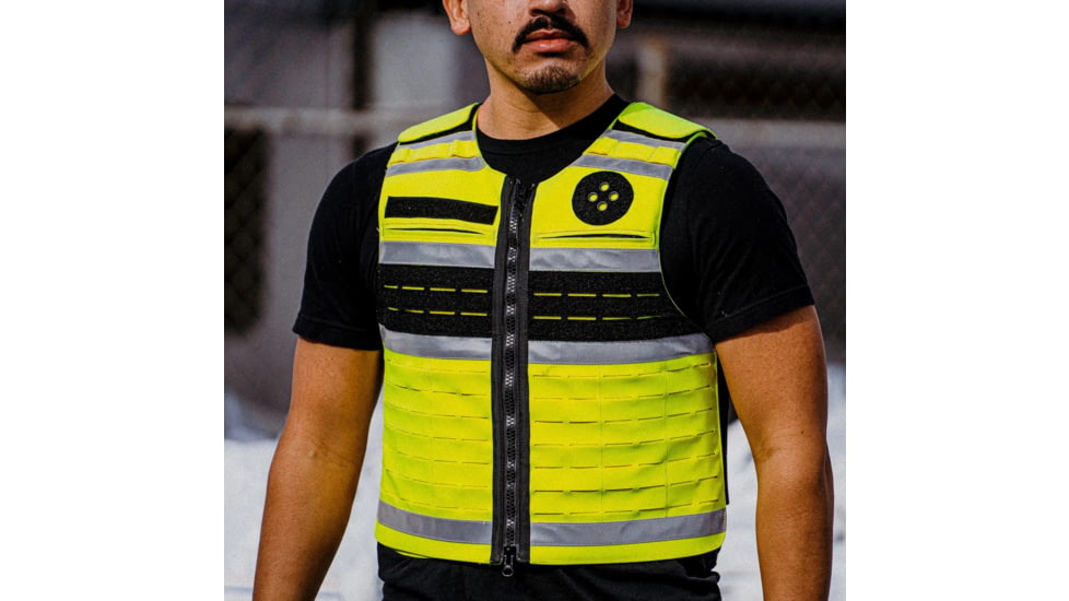 Ace Link Armor High-Vis Level IIIA PE-X Reflective Safety Body Armor Bulletproof Vest