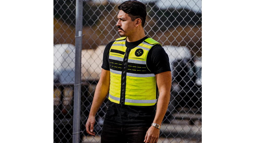 Ace Link Armor High-Vis Level IIIA PE-X Reflective Safety Body Armor Bulletproof Vest
