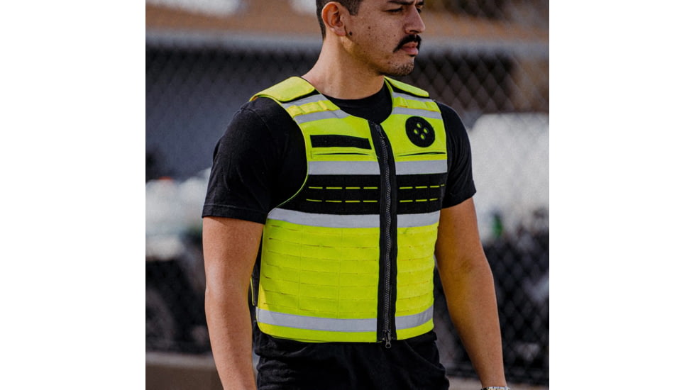 Ace Link Armor High-Vis Level IIIA PE-X Reflective Safety Body Armor Bulletproof Vest