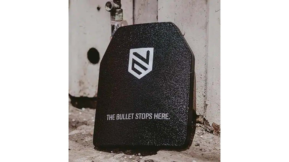 Ace Link Armor Level 3+ Ceramic Plate, Black, 10X12in, B-AP-3P-1012-ALU-SC