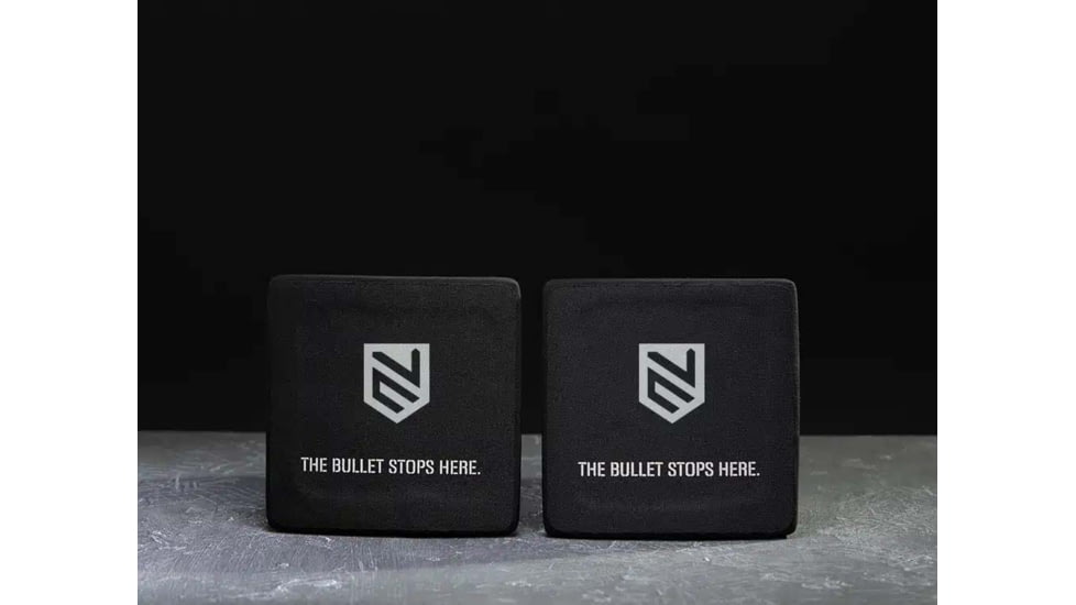 Ace Link Armor Level 3+ Side Armor Plate, Black, 6x6in, B-AP-3P-0606-ALU-SC