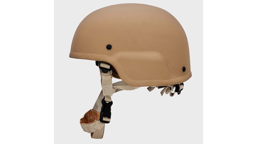 Ace Link Armor Mich Ballistic Helmet, Brown, Medium, B-BH-MCH-CBR-2-M