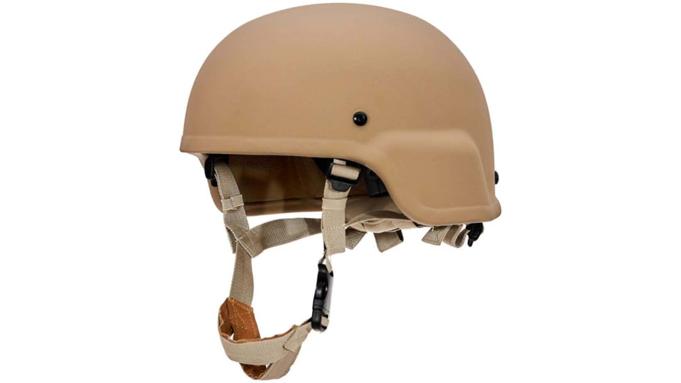 Ace Link Armor Mich Ballistic Helmet, Brown, Medium, B-BH-MCH-CBR-2-M