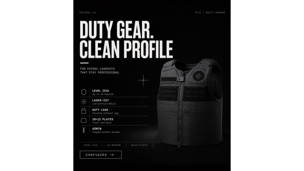 Ace Link Armor Patrol LC Level IIIA Anti-Stab Laser-Cut Police Duty Body Armor Bulletproof Vest