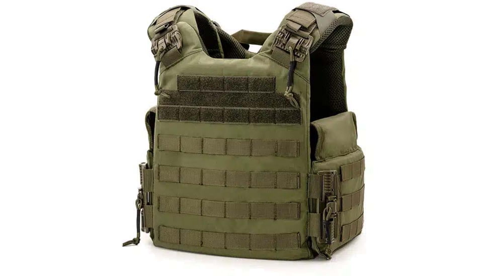 Ace Link Armor Quadrelease Ultra 2.0 Plate Carrier Only, Green, XL, B-PC-QRU-GRN-XL-ML