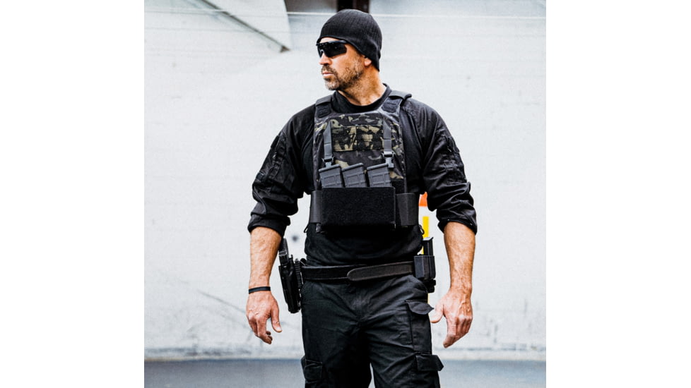 Ace Link Armor React Ultra Plate Carrier, Black Multicam, 2XL, B-PC-RUL-MCB-4-2XL