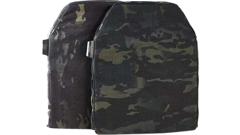 Ace Link Armor Skeletac Plate Bags, Black Camo, 10x12in, Pair, B-TG-PBG-BMC-1012