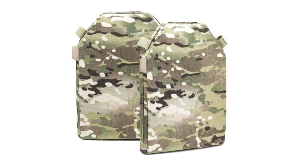 Ace Link Armor Skeletac Plate Bags, Camo, 11x14in, Pair, B-TG-PBG-MC-1114