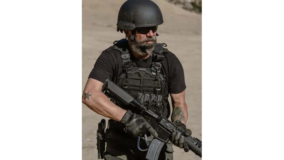 Ace Link Armor Skeletac Plate Carrier, Black, Extra Small, B-PC-SK-BLK-1-XS