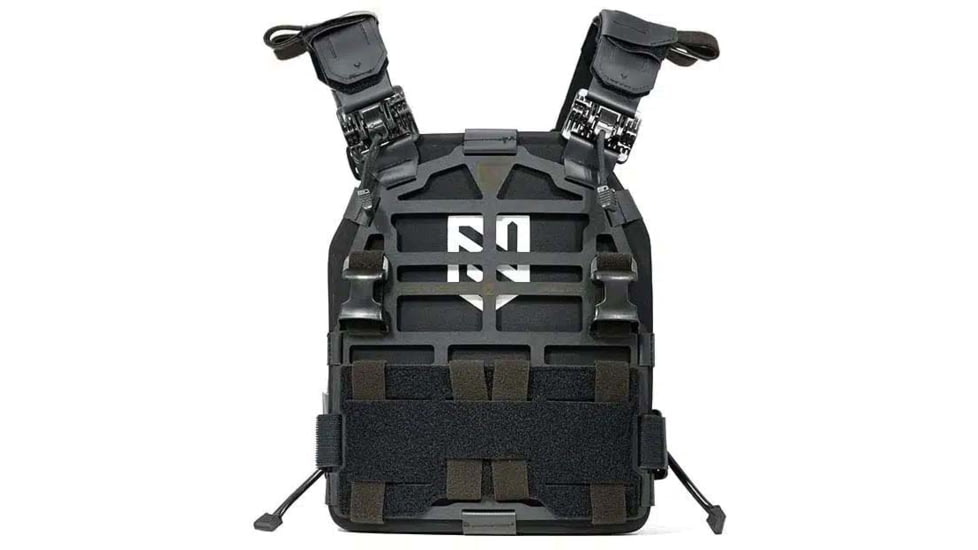 Ace Link Armor Skeletac Plate Carrier, Black, Extra Small, B-PC-SK-BLK-1-XS