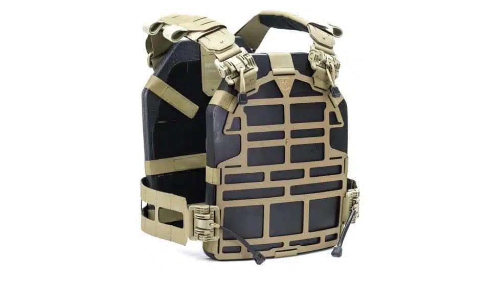 Ace Link Armor Skeletac Plate Carrier, Green, Large, B-PC-SK-GRN-4-L