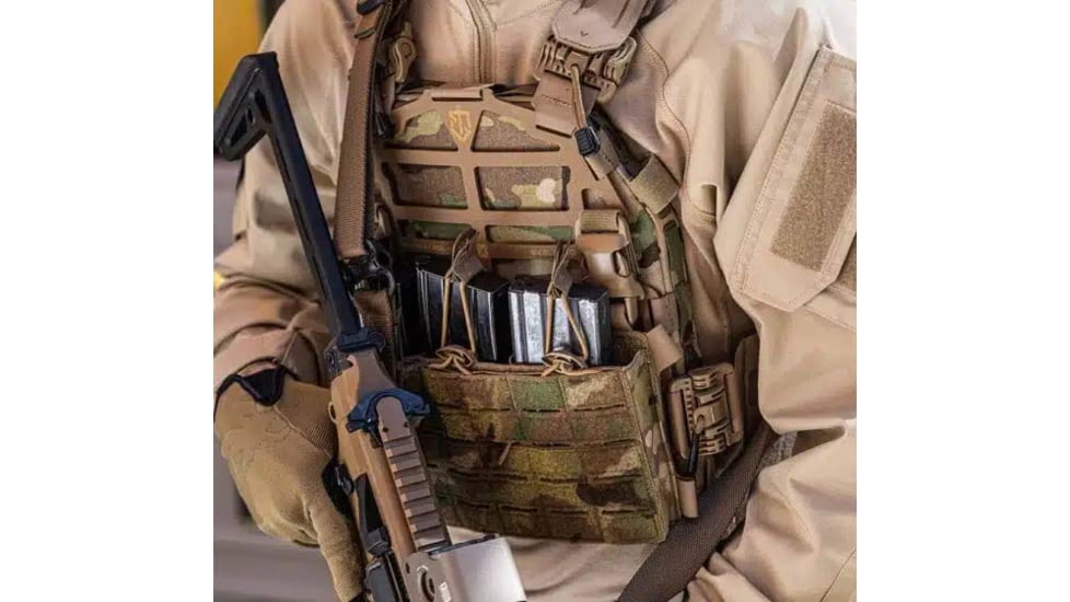 Ace Link Armor Skeletac Plate Carrier, Tan, Extra Large, B-PC-SK-TN-5-XL