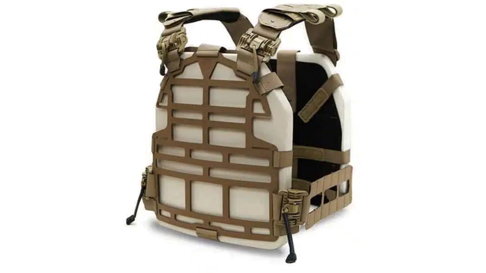 Ace Link Armor Skeletac Plate Carrier, Tan, Extra Large, B-PC-SK-TN-5-XL