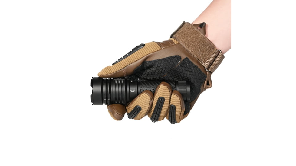 Acebeam EC90 Long Range 21700 USB-C Rechargeable Battery 4300 Lumens LED EDC Flashlight, Black, EC90 Black