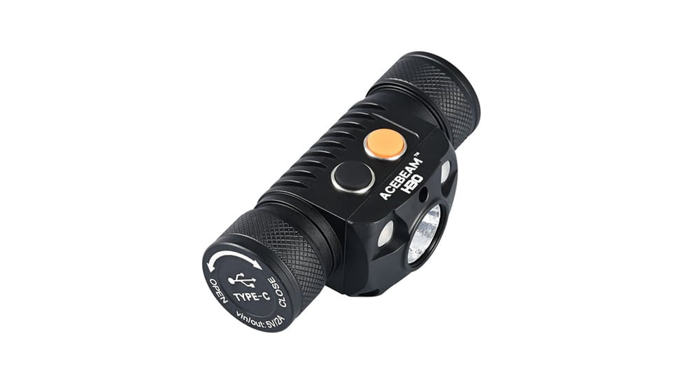 Acebeam H30 1 x 21700 CREE XHP70.2 LED Rechargeable Headlamp, 4000 Lumens, Cool White/ Green/ Red, Black, H30 R+G -CW