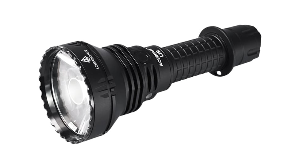 Acebeam L19 2.0 Long Range Flashlight, 21700 Li-Ion Battery, 2200 Lumen, Black, 163.8x60x25.4mm, L19 2.0 White SFT40