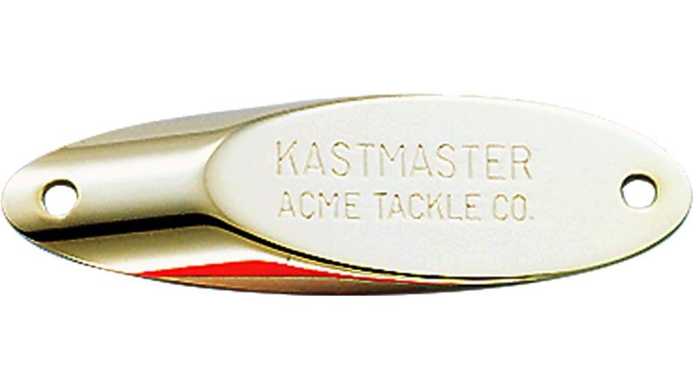 Acme Kastmaster Spoon, 1 3/4in, 1/4oz, Gold w/Yellow Bucktail, SW101/G