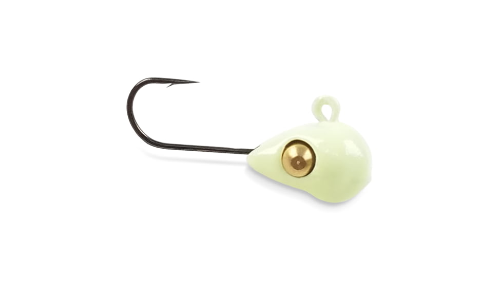 Acme Tungsten Sling Blade Ice Jig, Glow, Size 3, 3TS-GL