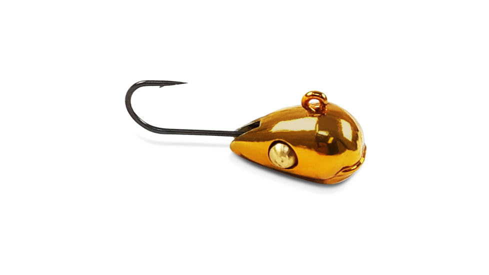 Acme Tungsten Sling Blade Ice Jig, Golden Nugget, Size 3, 3TS-GN