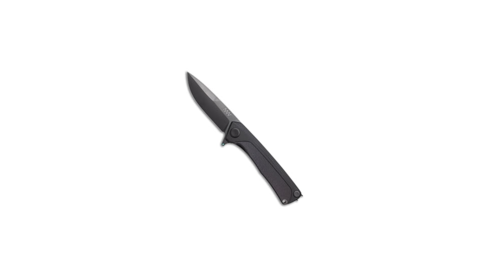 Acta Non Verba Knives Acta Non Verba Z100 Liner Lock Knife Black GRN 3.5" DLC Sleipner, Black, Sleipner, adult, BHQ-204250