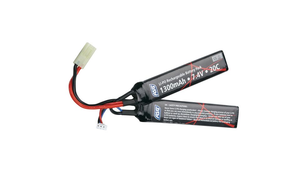 Action Sport Games Battery, 7.4V 1300 mAh, LI-PO, sticks ASG17206