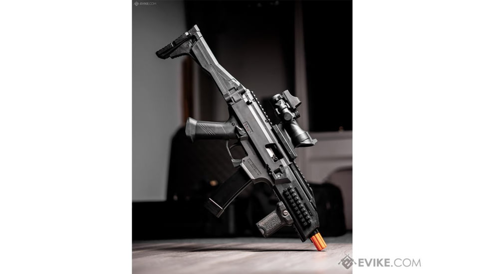 Action Sport Games CZ Scorpion EVO 3 - A1 Airsoft AEG Rifle, Black, 50091